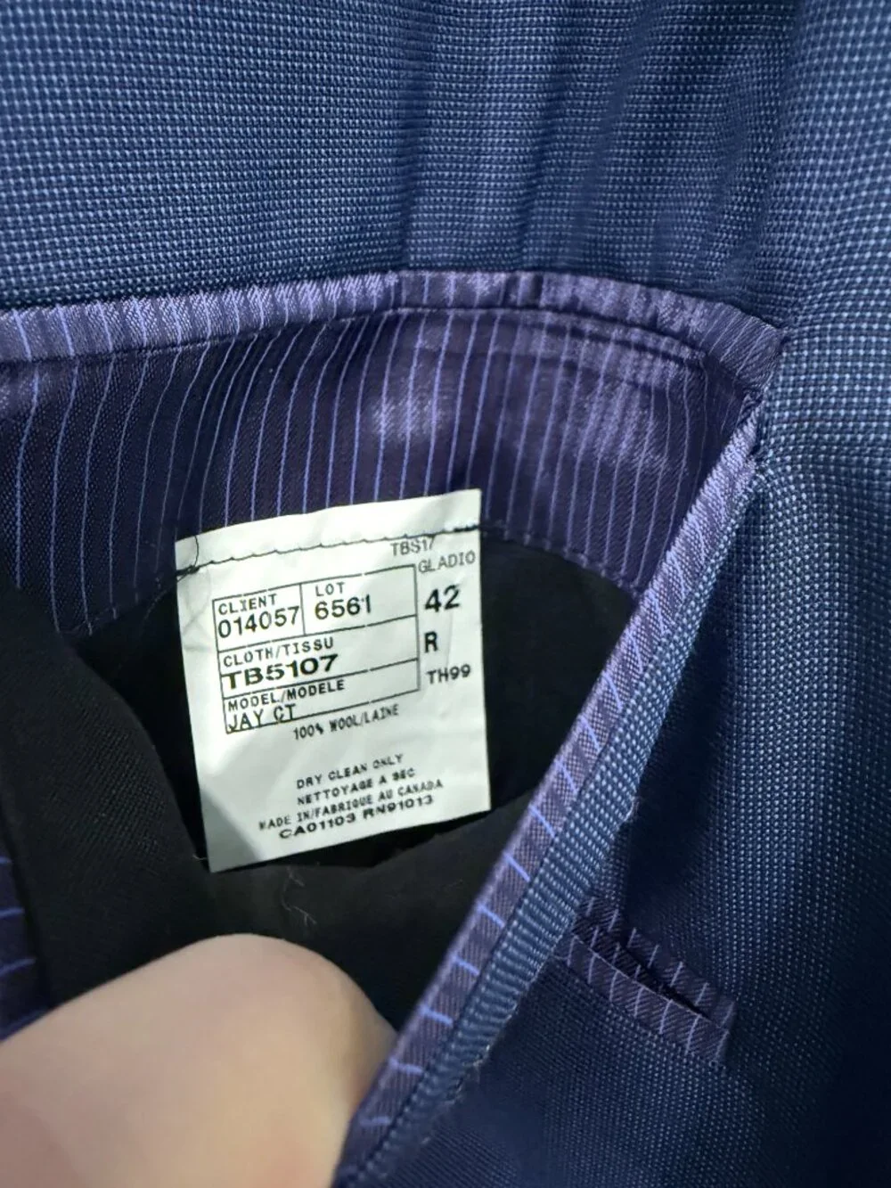 Suit: Ted Baker London, Jay CT Endurance, Navy Blue, 100% Wool